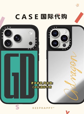 联名权志龙英文GD字母适用iphone17手机壳16promax苹果15pro镜面MagSafe磁吸14plus小众13情侣12网红潮牌时尚