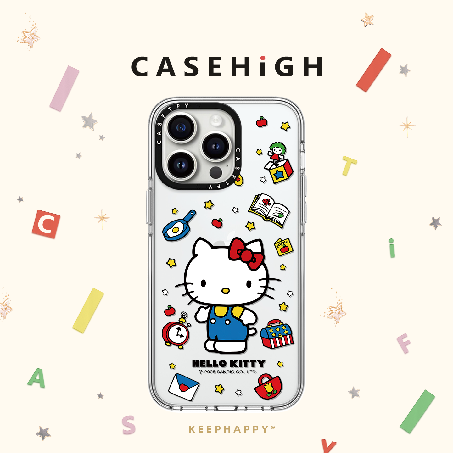 CASE联名星星Kitty凯蒂猫适用iphone16promax手机壳17pro苹果15plus磁吸MagSafe透明14卡通C家13可爱12