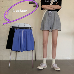 Women's summer 2020 new 3-color loose wide leg high waist sports pants