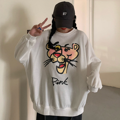 Real print round neck sweater for women in spring and Autumn