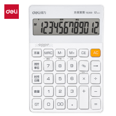 得力TE209方言语音计算器办公用大屏幕带语音款计算器