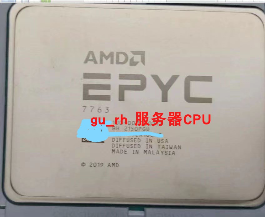 全新AMD EPYC 7763 2.45G 64C 200W (100-000000312) 原装处理器 电脑硬件/显示器/电脑周边 CPU 原图主图