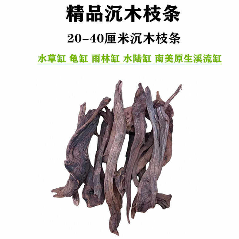 沉木枝条南美鱼缸造景装饰摆件水陆溪流草缸雨林缸杜鹃根莫斯树干