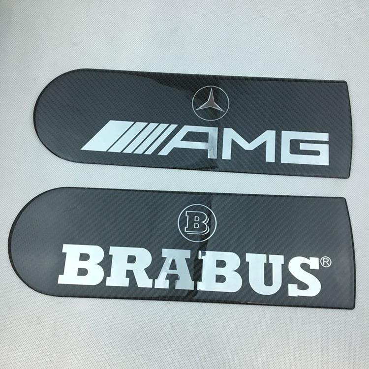 奔驰G级G350G500G55G65 碳纤维备胎罩车贴 AMG 巴博斯 装饰贴标