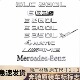 GLC E300L AMG字母数字车尾标 E级C级C260L 适用奔驰原厂车标改装