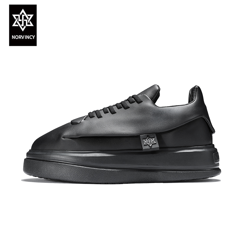 诺凡希秋冬季厚软底小白鞋