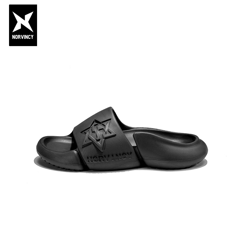 诺凡希潮牌四季男女一字拖拖鞋