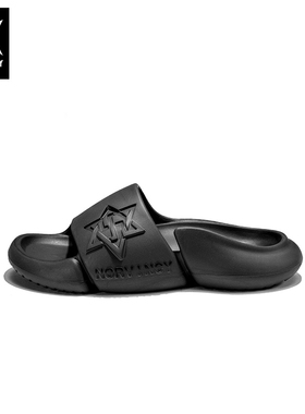 诺凡希 拖鞋男踩屎感外穿ins潮夏新款情侣厚底按摩防滑大码一字拖