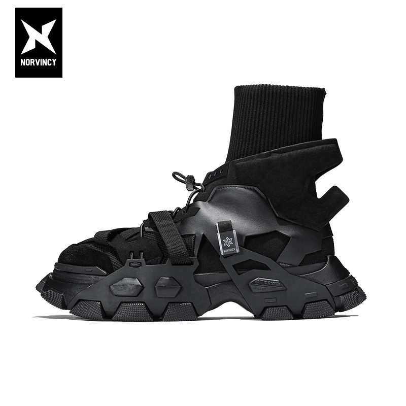 时尚百搭厚底高帮休闲鞋