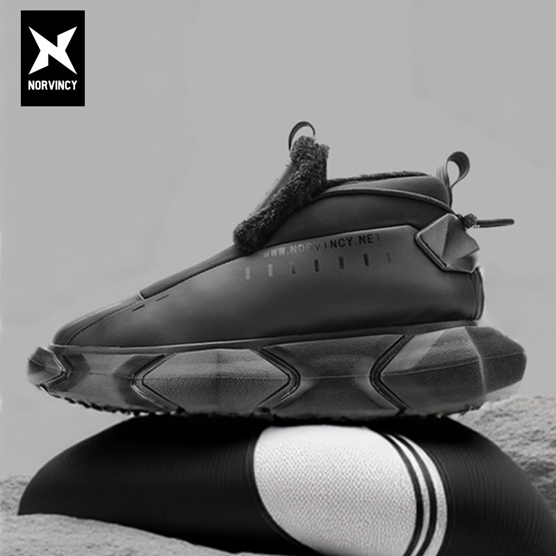 凡希时尚棉鞋冬季厚底加绒老爹鞋