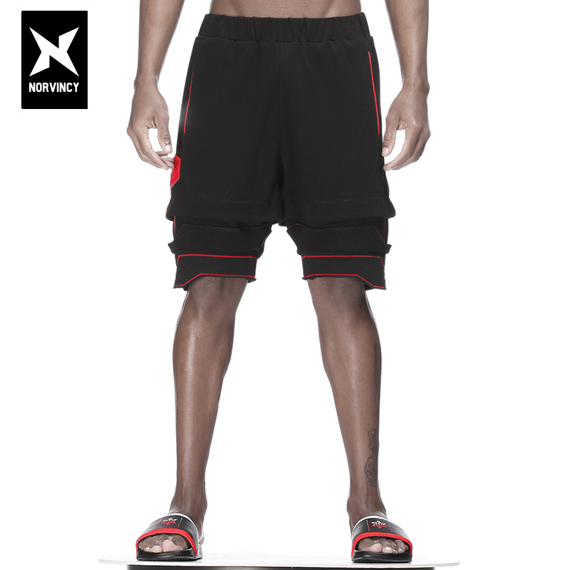 潮流街拍健身运动诺凡希短裤韩版