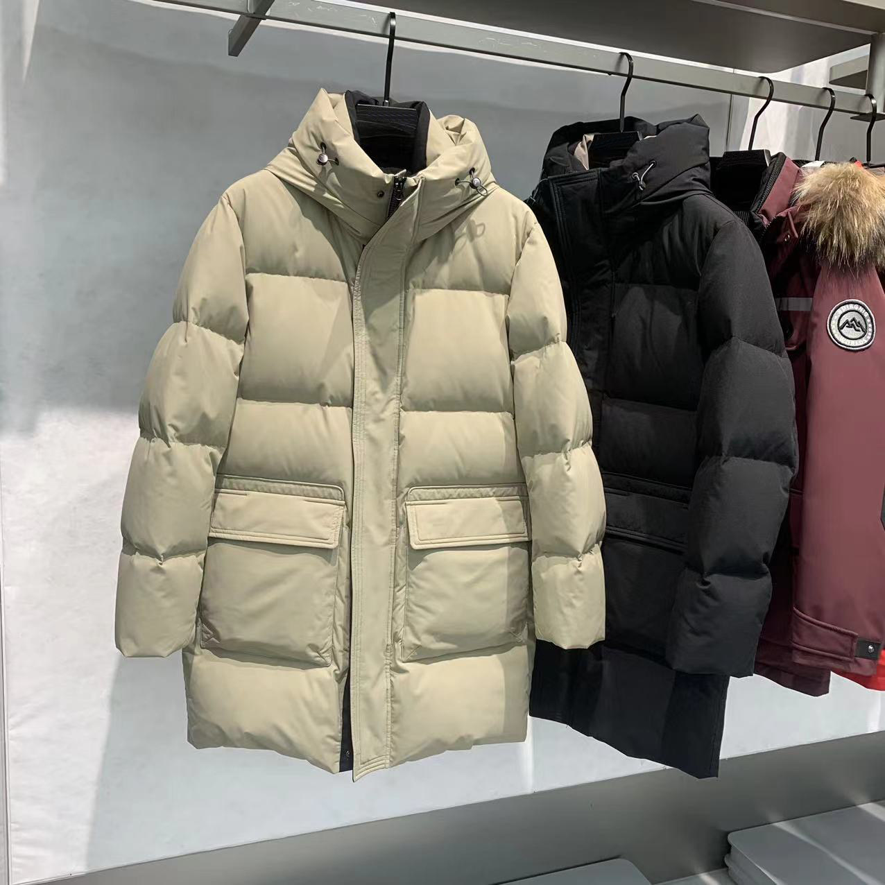 加厚2025 中长款男士青年羽绒服 户外极寒时尚连帽男装冬季外套