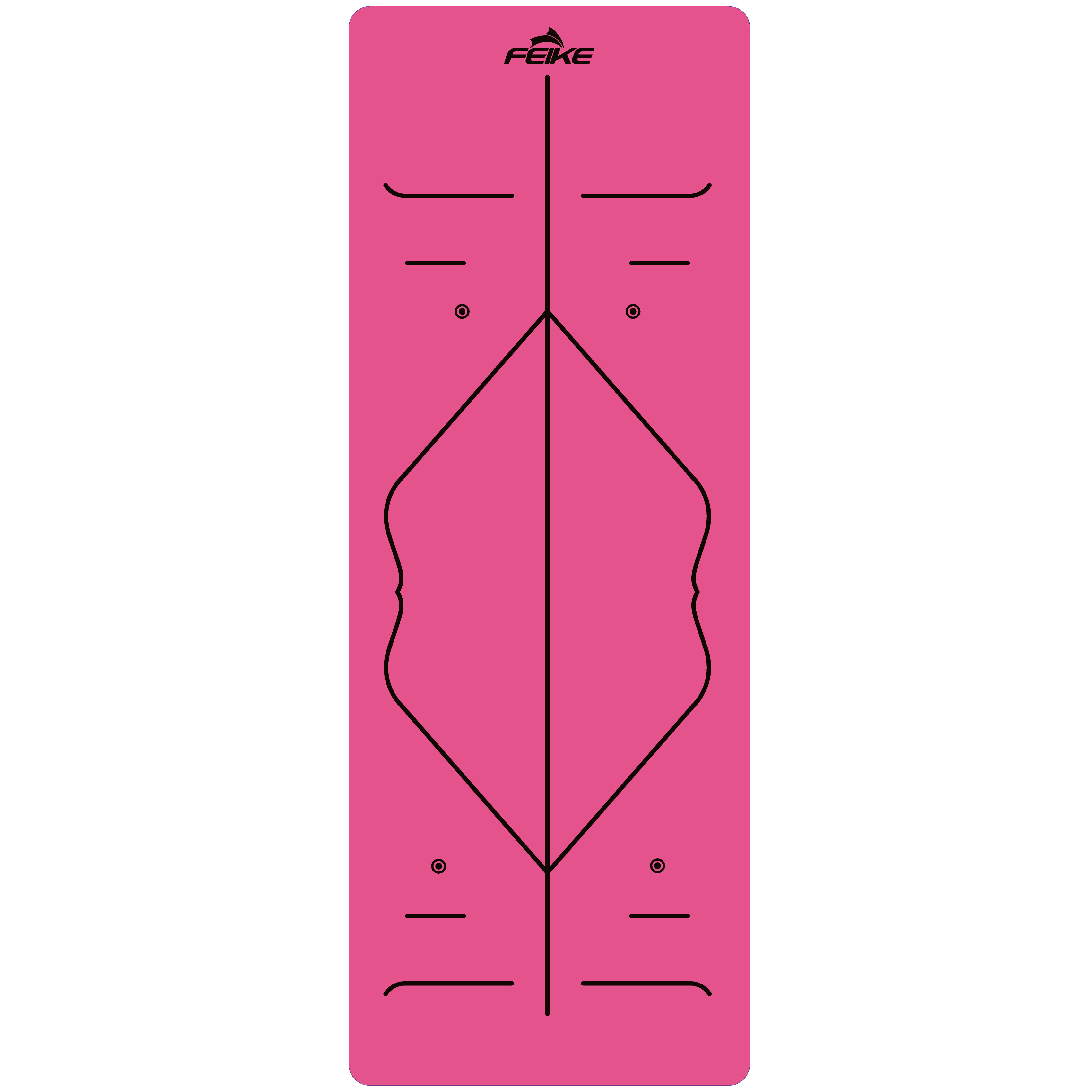 防滑PU橡胶瑜伽垫旅行瑜伽垫瑜伽毯簿款资深瑜伽教练便携运动地垫