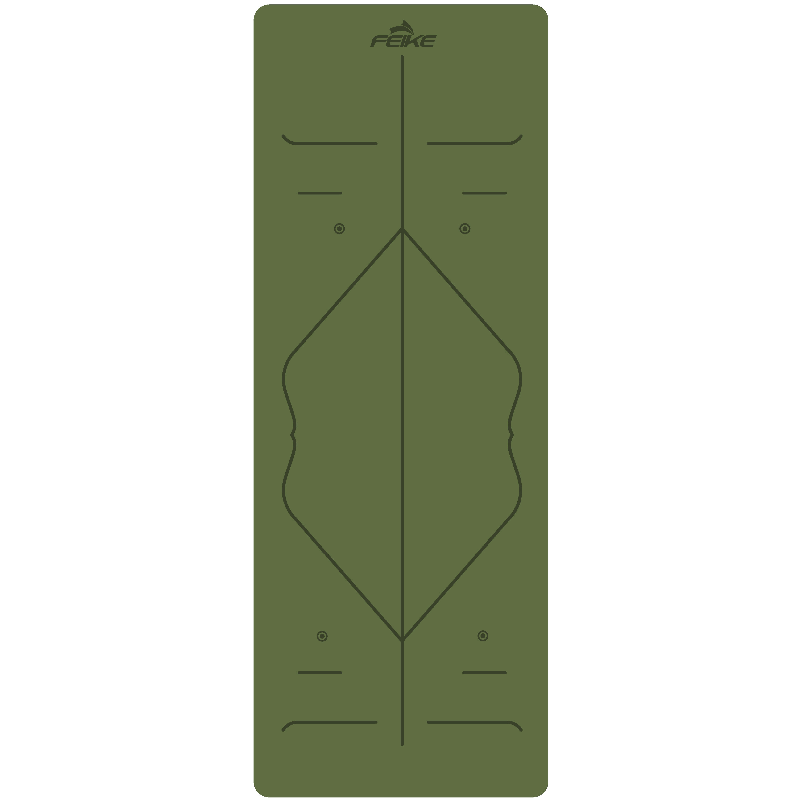 防滑PU橡胶瑜伽垫旅行瑜伽垫瑜伽毯簿款资深瑜伽教练便携运动地垫