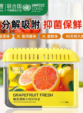 绿之源冰箱除味盒活性炭杀菌除臭