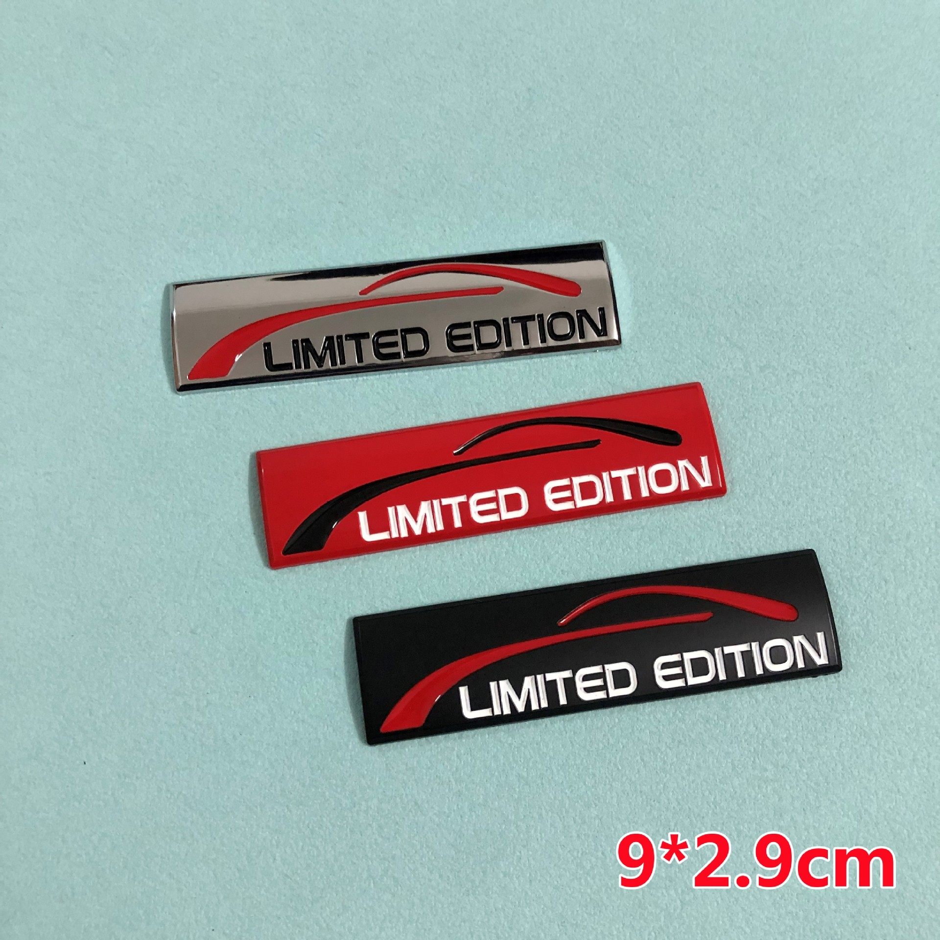 Limited Edition汽车改装金属车贴限量版侧标车身装饰贴车尾贴标