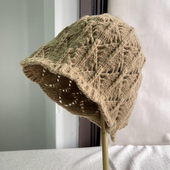 红色毛线帽羊毛包头帽女秋冬天韩版 百搭高级感帽子大头围堆堆帽