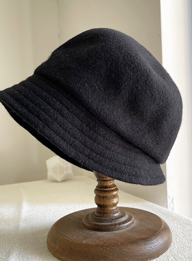 复古小沿渔夫帽子休闲女秋冬