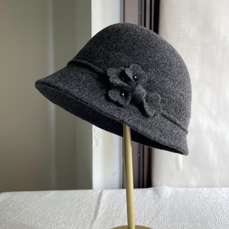 中老年人秋冬新款奶奶盆帽老人帽子女冬季保暖妈妈婆婆洋气小礼帽
