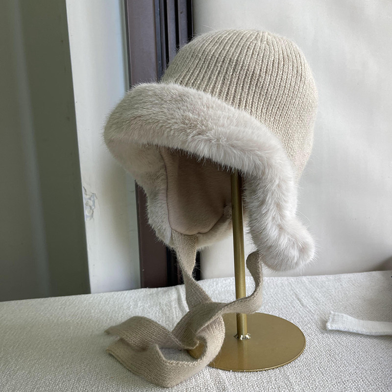 白色毛绒绒加绒加厚安哥拉兔毛针织毛线帽秋冬保暖护耳骑车雷锋帽,服饰配件/皮带/帽子/围巾,帽子,淘宝优惠券,粉丝福利购,淘宝优惠卷