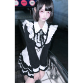 小女仆银河与你日系蕾服量产型亚文化原创妹抖服小女仆 堕天使