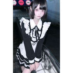 小女仆银河与你日系蕾服量产型亚文化原创妹抖服小女仆 堕天使