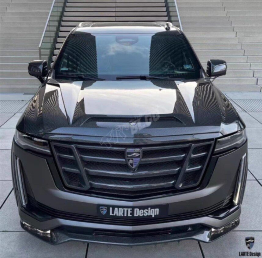 凯雷德LARTE Design Escalade 宽体包围前后唇 碳机盖 尾翼 轮眉