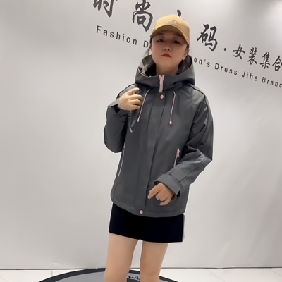 大码女装冲锋衣棉衣外套