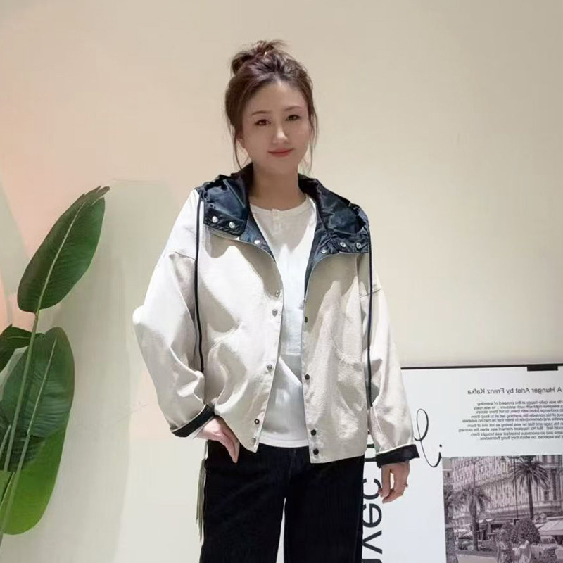 金影奇秋季新款连帽短外套