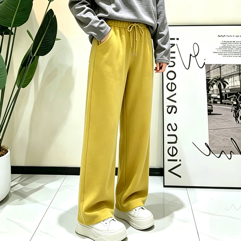 金影奇秋季新款大码直筒裤休闲裤