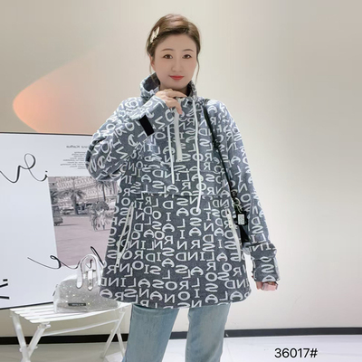 金影奇秋季字母印花卫衣外套