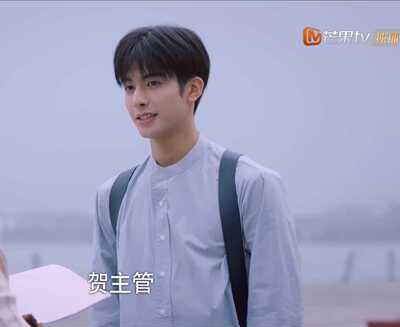 立领浅蓝色衬衫商务衬衣长袖上衣