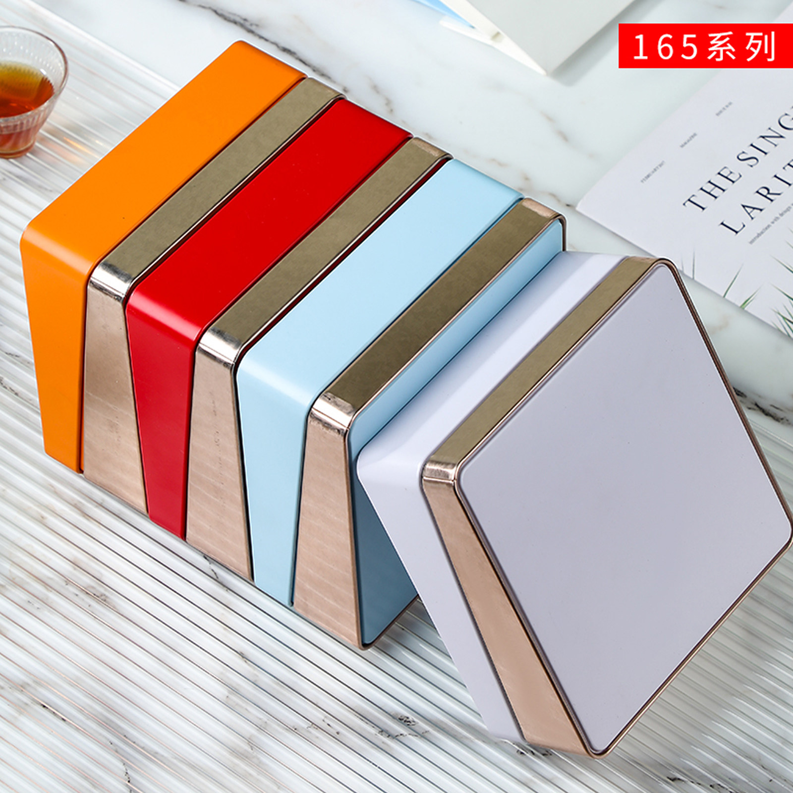 野茶肉桂茶叶包装盒五宝茶贡眉白茶饼茶盒肉桂水仙龙井绿茶空礼盒