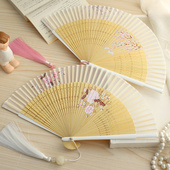 古风扇子女扇中国风折扇礼品跳舞扇舞蹈扇汉服配饰旗袍扇便携扇