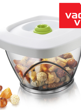 荷兰进口Vacu Vin家用真空密封罐茶叶罐咖啡罐塑料储物罐糖果瓶