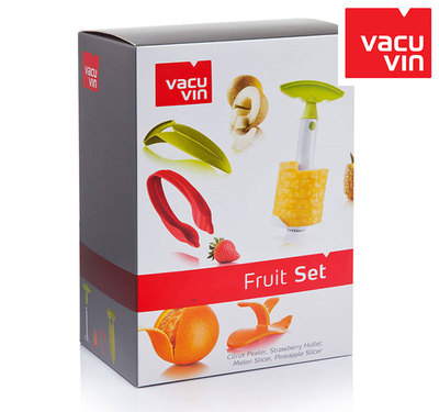 荷兰进口Vacu Vin菠萝去皮刀削皮器 创意削菠萝刀 水果工具套装