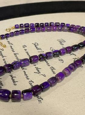 南非舒俱来帝王紫老型珠项链18k/45cm（宛如）AZB11342