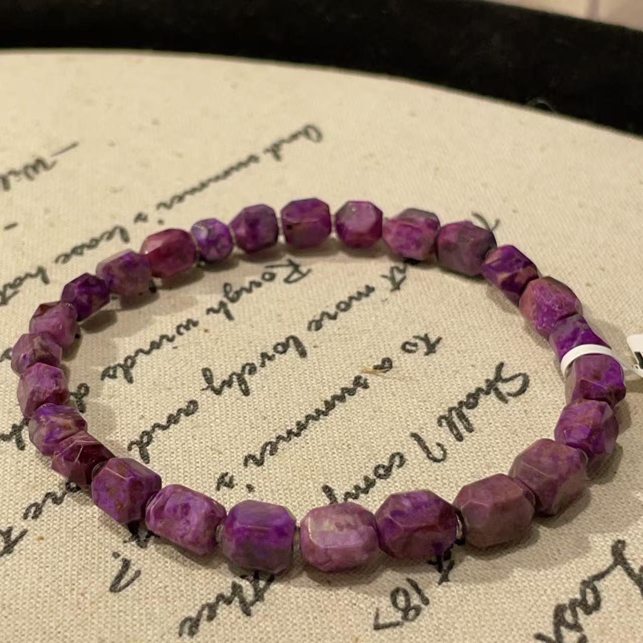 南非舒俱来桃红钻切手串16cm（笃爱）AZB10210