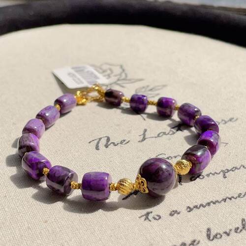 南非舒俱来泥地皇家紫手链18k（岁晚）AZB12220