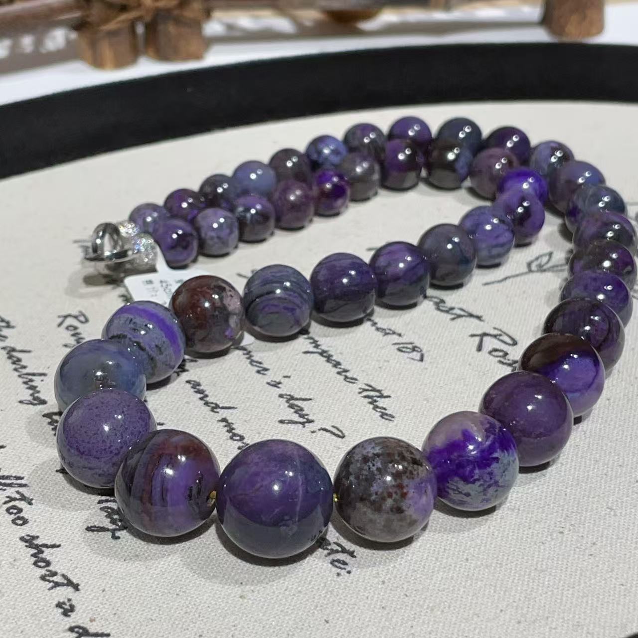 南非舒俱来泥地皇家紫塔项链/s925/45cm（疏离）AZB10408