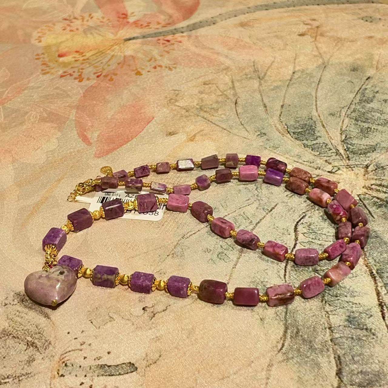 南非舒俱来桃红四棱珠屁桃吊坠项链/s925/45cm（釉光）AZB11538,珠宝/钻石/翡翠,手饰,淘宝优惠券,粉丝福利购,淘宝优惠卷