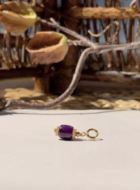 舒俱来帝王紫桶珠吊坠/5mm/（思柔）AZB5983