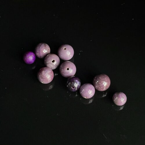 南非舒俱来皇家紫玉化圆珠吊坠7mm（多样性发其一）SJL3002