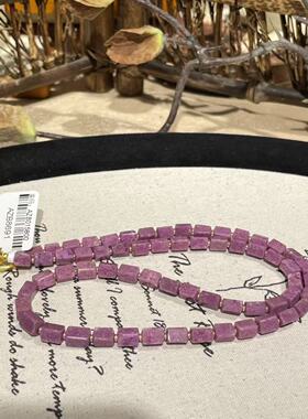 南非舒俱来高阶粉樱花玉化直切项链/18k/45cm（枯荷）AZB8691