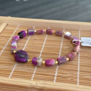 南非舒俱来桃红钻切四棱珠单圈s925微瑕(觉浅)g/AZB11601