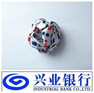 兴业银行胸花领花 银行网点职业装胸花领花丝巾花饰品 兴业银行用