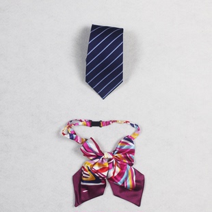 湖北高速公路收费站收费员职业装男士无标记领带女士领花免打丝巾