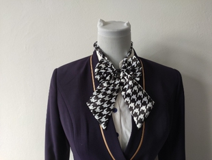 贵州省农村信用社联合社千岛格领花蝴蝶结 农信社蝴蝶结领结花