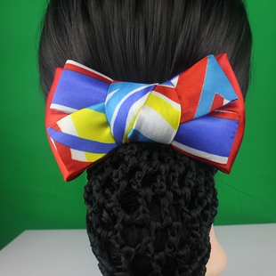 邮储银行信用社职业装头花发网兜发夹无标记正装工作服头花发网