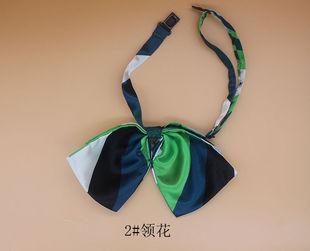 2021民生银行职业装发饰零花蝴蝶结丝巾企业头花发夹领花定做厂家